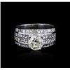 Image 2 : 14KT White Gold 1.51ct I-1/K Diamond Ring