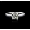 Image 1 : Platinum 0.93ctw Diamond Ring