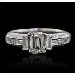 18KT White Gold EGL Certified 1.93ctw Diamond Ring