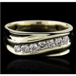 14KT Yellow Gold 0.75ctw Diamond Ring