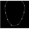 Image 1 : 14KT Yellow Gold 1.57ctw Diamond Necklace