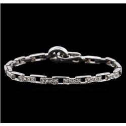 14KT White Gold 0.72ctw Diamond Bracelet