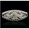 Image 1 : 14KT White Gold 1.98ctw Diamond Ring