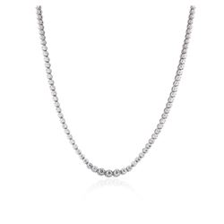 14KT White Gold 3.49ctw Diamond Necklace