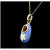 Image 3 : 14KT Yellow Gold Baby Shoe Pendant With Chain