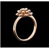 Image 3 : 14KT Rose Gold 0.26ctw Diamond Ring