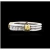 Image 2 : Platinum 0.50ctw Diamond Ring