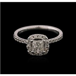 14KT White Gold 1.06ctw Diamond Ring