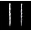 Image 1 : 14KT White Gold 2.39ctw Diamond Earrings
