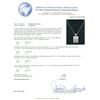 Image 3 : 14KT White Gold 7.18ctw Diamond Pendant With Chain