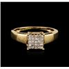 Image 1 : 14KT Yellow Gold 0.38ctw Diamond Ring
