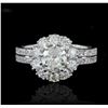 Image 1 : 14KT White Gold 2.76ctw Diamond Ring