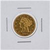 Image 1 : 1880 $5 AU Liberty Head Half Eagle Coin