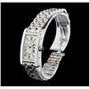 Image 2 : Cartier 18KT White Gold Tank Ladies Watch