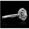 Image 2 : 14KT White Gold 1.83ctw Diamond Ring