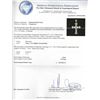 Image 2 : 10KT White Gold 1.94ctw Diamond Cross Pendant