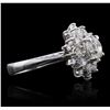 Image 2 : 14KT White Gold 2.01ctw Diamond Ring
