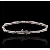 Image 2 : 14KT White Gold 0.50ctw Diamond Bracelet