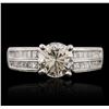 Image 1 : 18KT White Gold 1.80ctw Diamond Ring