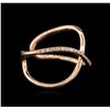 Image 2 : 0.12ctw Diamond Ring - 14TK Rose Gold