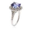 Image 3 : 14KT White Gold 3.10ct Tanzanite and Diamond Ring