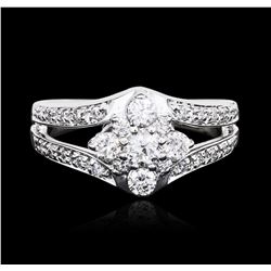 14KT White Gold 1.00ctw Diamond Ring