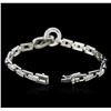 Image 5 : 14KT White Gold 1.21ctw Diamond Bracelet