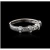 Image 2 : 14KT White Gold 0.50ctw Diamond Ring