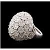 Image 2 : 14KT White Gold 11.67ctw Diamond Ring