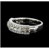 Image 2 : 14KT White Gold 0.85ctw Diamond Ring