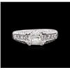 Image 1 : 1.55ctw Diamond Ring - 14KT White Gold