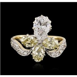 14KT Yellow Gold 1.99ctw Diamond Ring