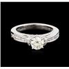 Image 1 : 14KT White Gold 1.36ctw Diamond Ring
