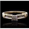 Image 1 : 10KT Yellow Gold 0.06ctw Diamond Ring