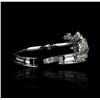 Image 7 : 14KT White Gold 13.56ct Diamond Bangle Bracelet