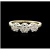 Image 1 : 14KT Yellow Gold 0.75ctw Diamond Ring