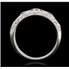Image 3 : 14KT White Gold 1.05ctw Diamond Ring