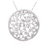 Image 2 : 14KT White Gold 1.25ctw Diamond Pendant With Chain