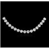 Image 1 : 18KT White Gold 16.50ctw Diamond Necklace