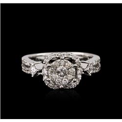 14KT White Gold 0.44ctw Diamond Ring