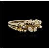 Image 2 : 14KT Yellow Gold 0.10ctw Diamond Ring