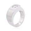 Image 3 : 14KT White Gold 1.02ct Brilliant Cut Diamond Solitaire Ring