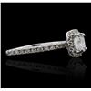 Image 2 : 14KT White Gold 1.26ctw Diamond Ring