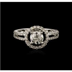 18KT White Gold 1.17ctw Diamond Ring