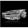 Image 2 : 18KT White Gold 2.30ctw Diamond Ring