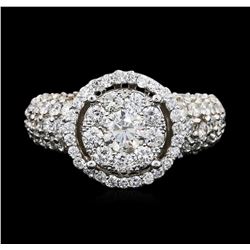 14KT White Gold 2.62ctw Diamond Ring