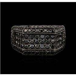 14KT Black Gold 2.40ctw Black Diamond Ring