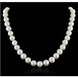 14KT White Gold Pearl Necklace