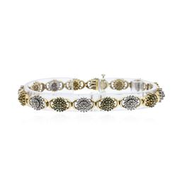 14KT Yellow Gold 1.75ctw Diamond Bracelet