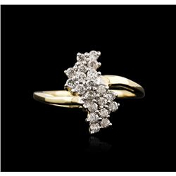 14KT Yellow Gold 0.50ctw Diamond Ring